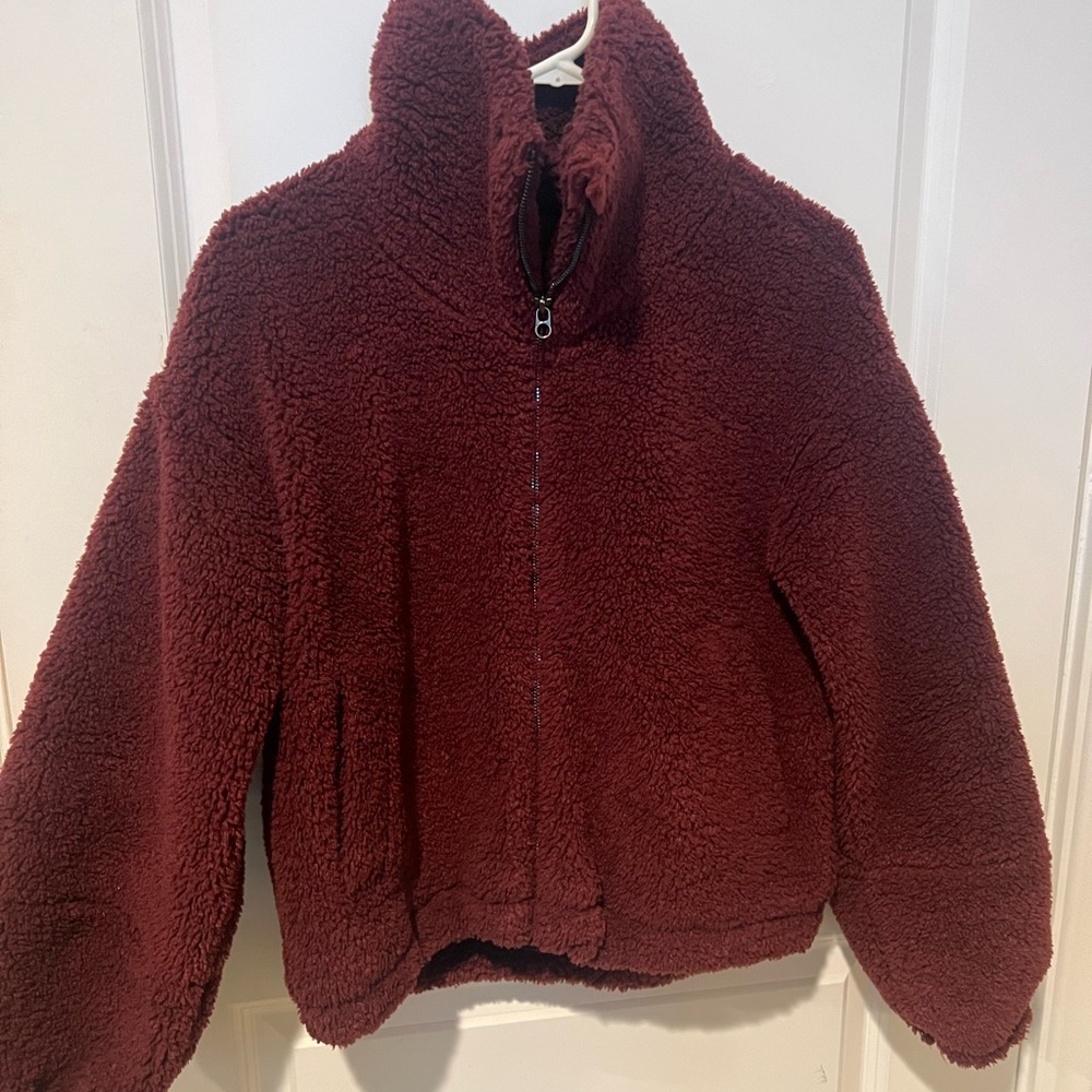 lululemon fleece zip up